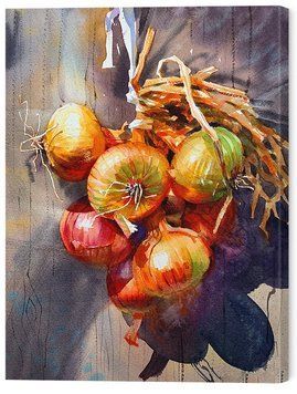 Картины для кухни на холсте &laquo;Золотая Изысканность&raquo; 40х30 см ART-209-30x40-c фото