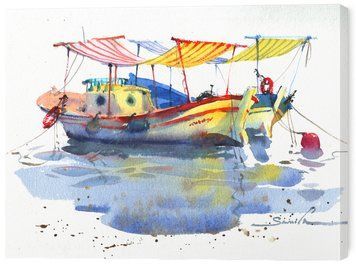 Море картины на стену в гостиную / спальню &laquo;Яркое Плавание&raquo; 30х40 см ART-829-30x40-c фото