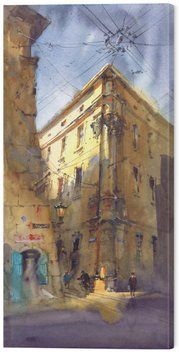 Картина на стену в гостиную / спальню &laquo;Теплый Львов&raquo; 60х30 см ART-1612-60x30-c фото