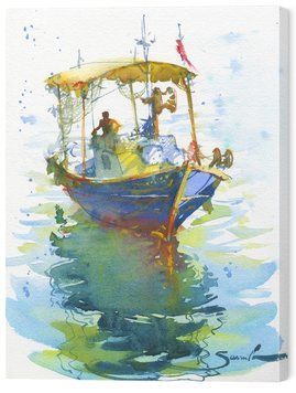 Картины моря на холсте &laquo;Солнечный Путь&raquo; 40х30 см ART-816-30x40-c фото