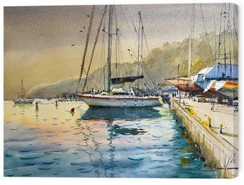 Море Картина на холсте &laquo;На Берегах Приключений&raquo; 30х40 см ART-796-30x40-c фото