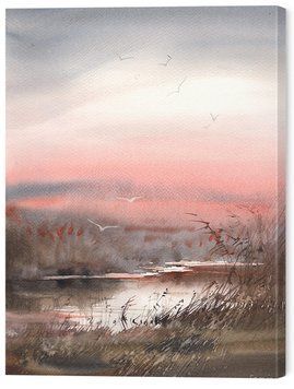 Картины природа на холсте &laquo;Украинский пейзаж&raquo; 40х30 см ART-591-30x40-c фото