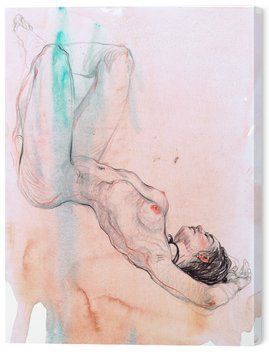 Картина дівчини / жінки на cтіну &laquo;Таємнича сила спокуси&raquo; 60х45 см ART-1278-45x60-c фото