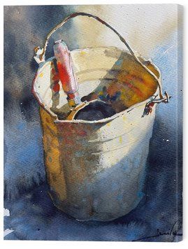 Картина на полотні &laquo;Старе будівельне відро&raquo; 40х30 см ART-524-30x40-c фото