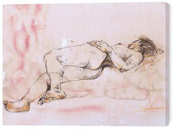 Картина дівчини / жінки на стіну &laquo;Спокуслива енергія&raquo; 60х45 см ART-1263-45x60-c фото