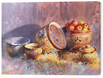 Картина на полотні Макітри 30х40 см ART-263-482-30x40-c фото