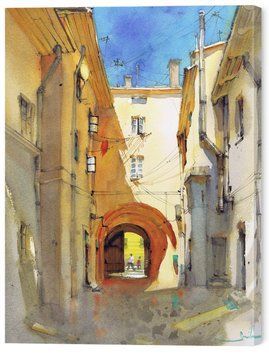Картина на стіну у вітальню / спальню &laquo;Барви старого міста&raquo; 60х45 см ART-1395-45x60-c фото