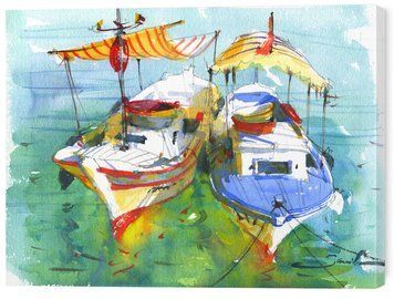 Картина на стену в гостиную / спальню &laquo;Цветные Волны&raquo; 30х40 см ART-811-30x40-c фото