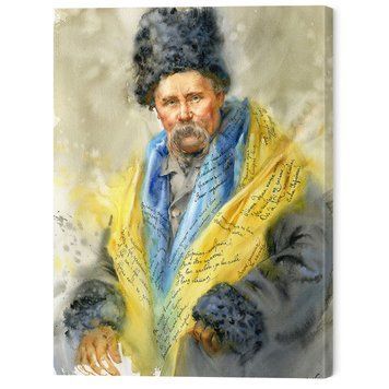 Картина на стіну у вітальню / спальню &laquo;Портрет Тараса Григоровича Шевченка&raquo; 40х30 см ART-1300-30x40-c фото